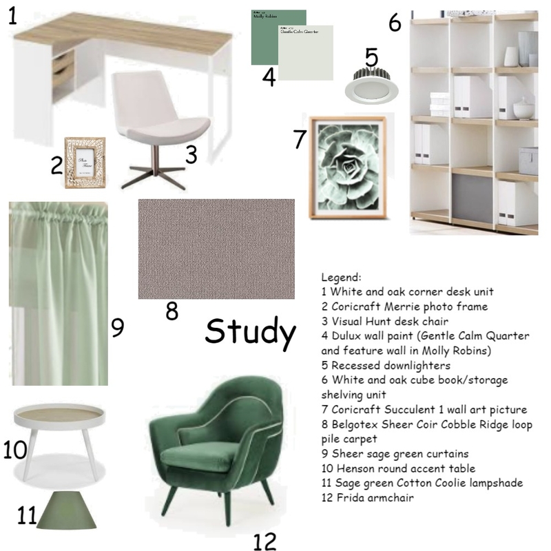 Study Mood Board by Lee-Anne on Style Sourcebook