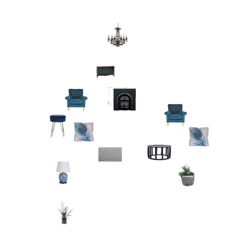 Peacock Mood Board by Eliza on Style Sourcebook