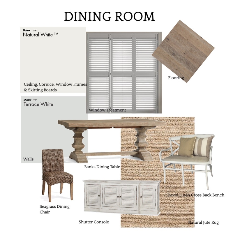 Dining Room Mood Board by nmateo on Style Sourcebook