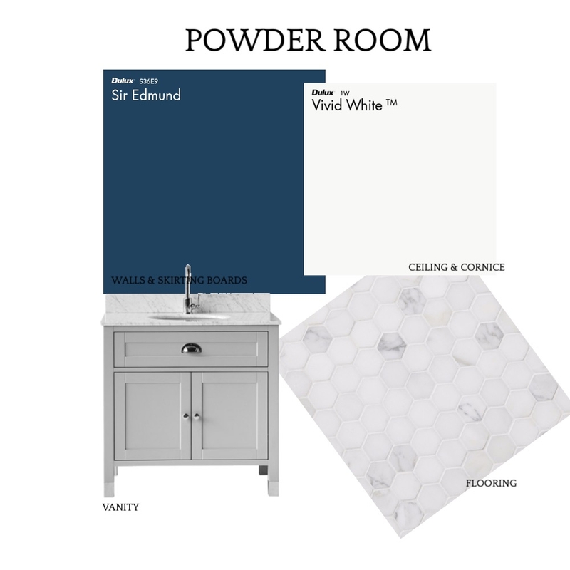 POWDER ROOM Mood Board by nmateo on Style Sourcebook