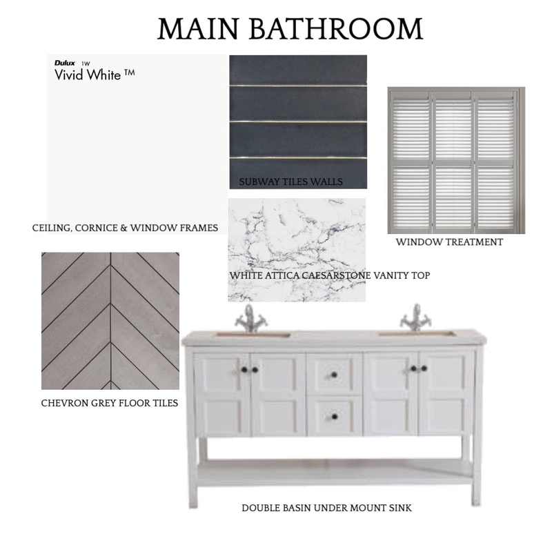 MAIN BATHROOM Mood Board by nmateo on Style Sourcebook