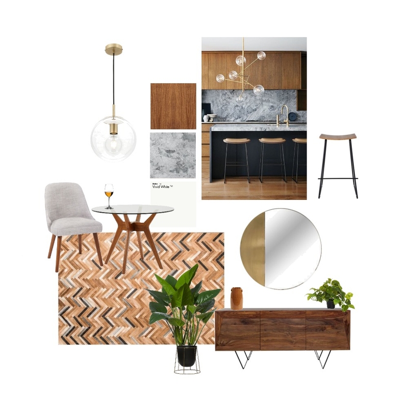 Design Project 1 Dining Mood Board by Amy Louise Interiors on Style Sourcebook