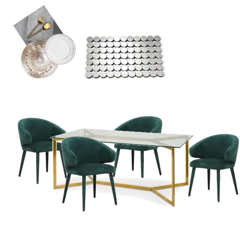 glam dining Mood Board by Carollyn on Style Sourcebook