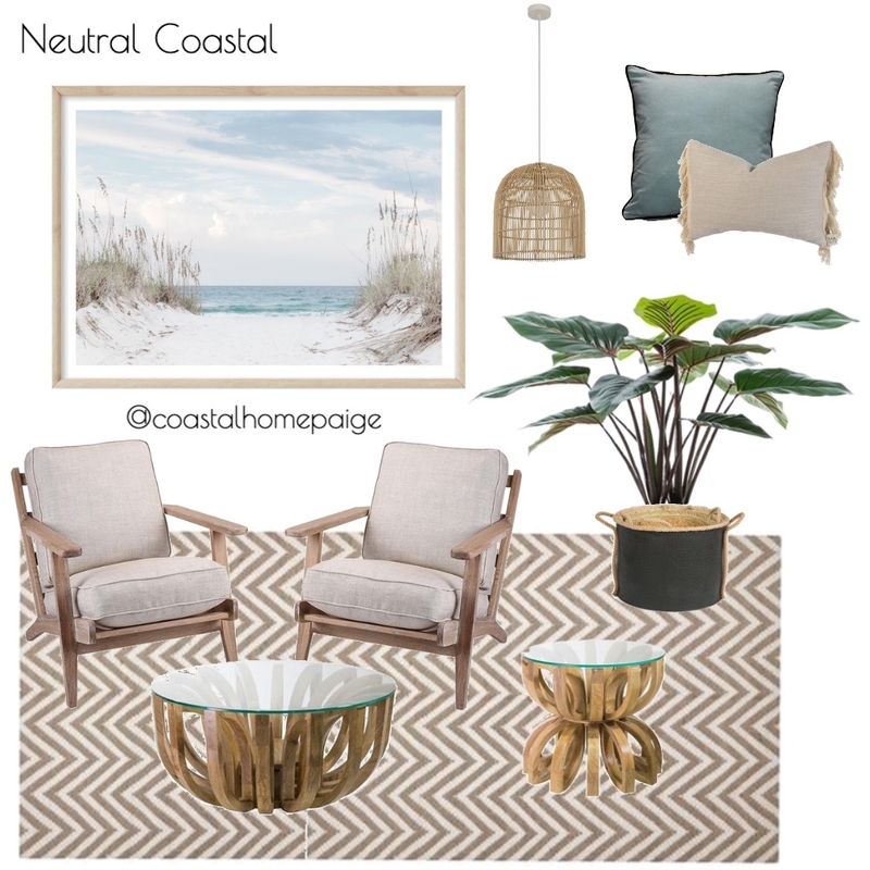 Neutral coastal Mood Board by undefined on Style Sourcebook