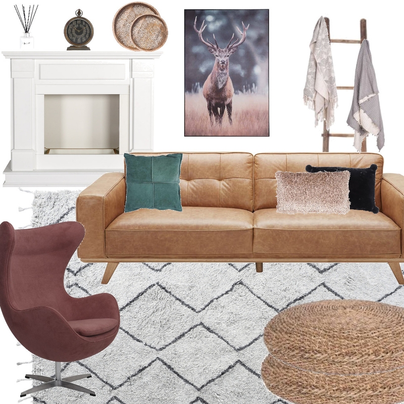 Nordic Lounge Mood Board by Project Coastal Boho on Style Sourcebook