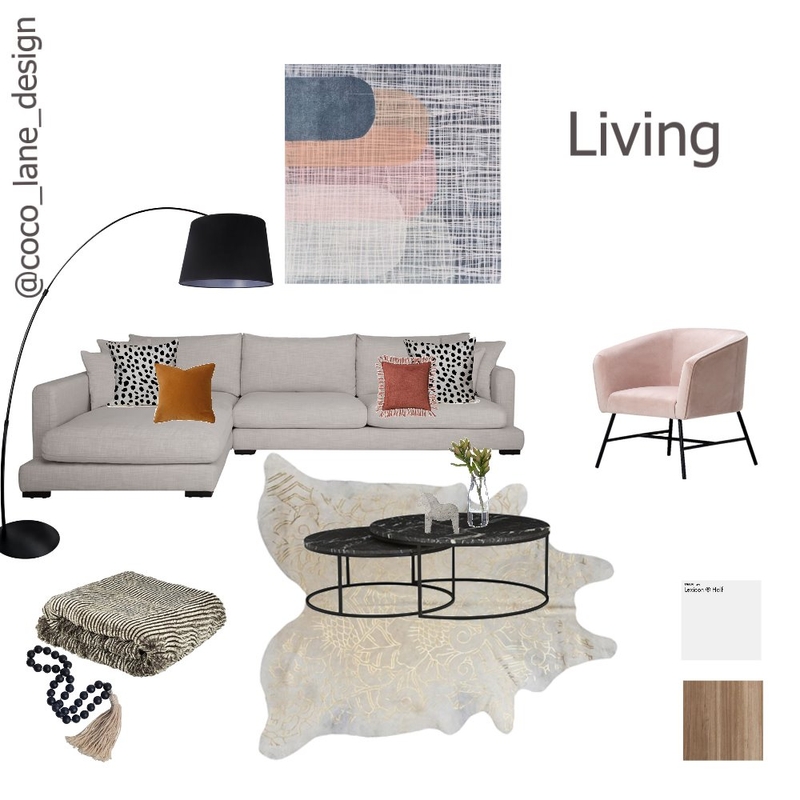 Living Mood Board by Coco Lane on Style Sourcebook