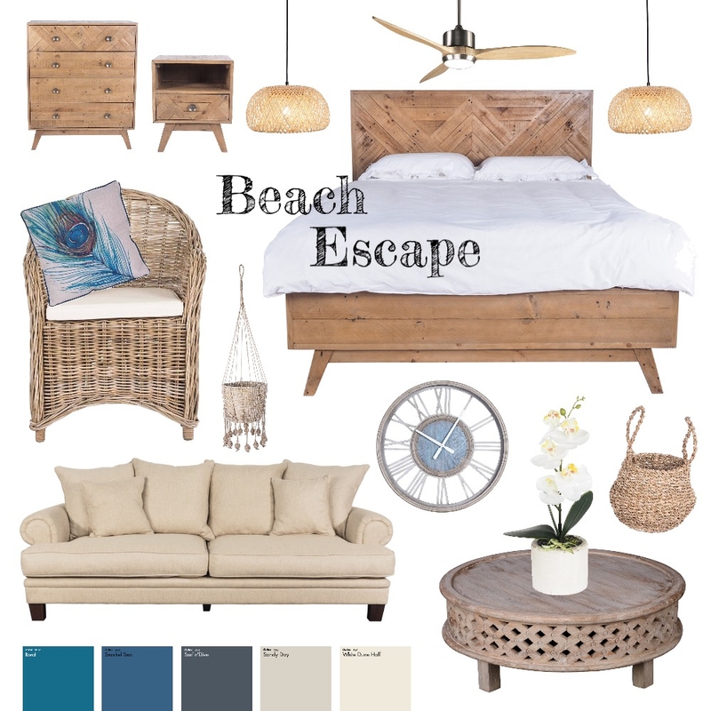 Beach escape Mood Board by Taralouise on Style Sourcebook