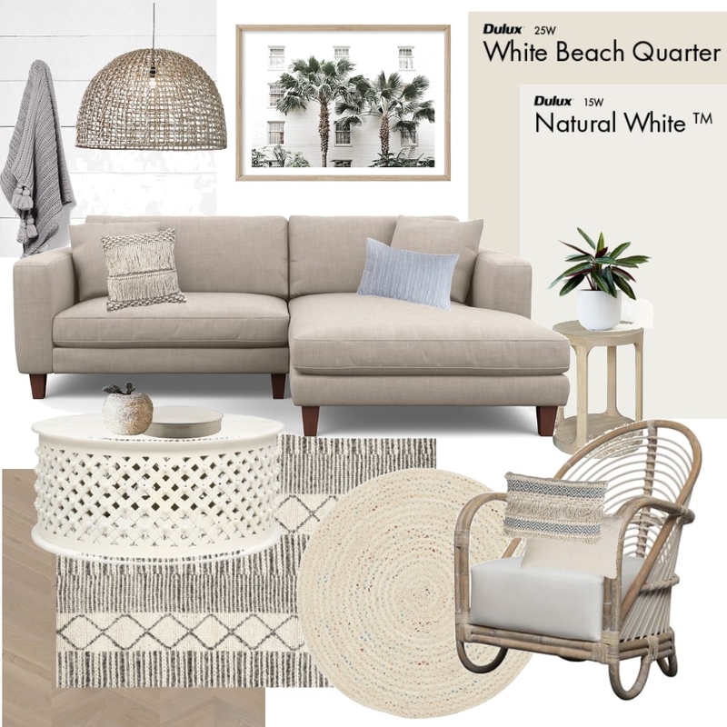 Coastal boho living room Mood Board by BRAVE SPACE interiors on Style Sourcebook