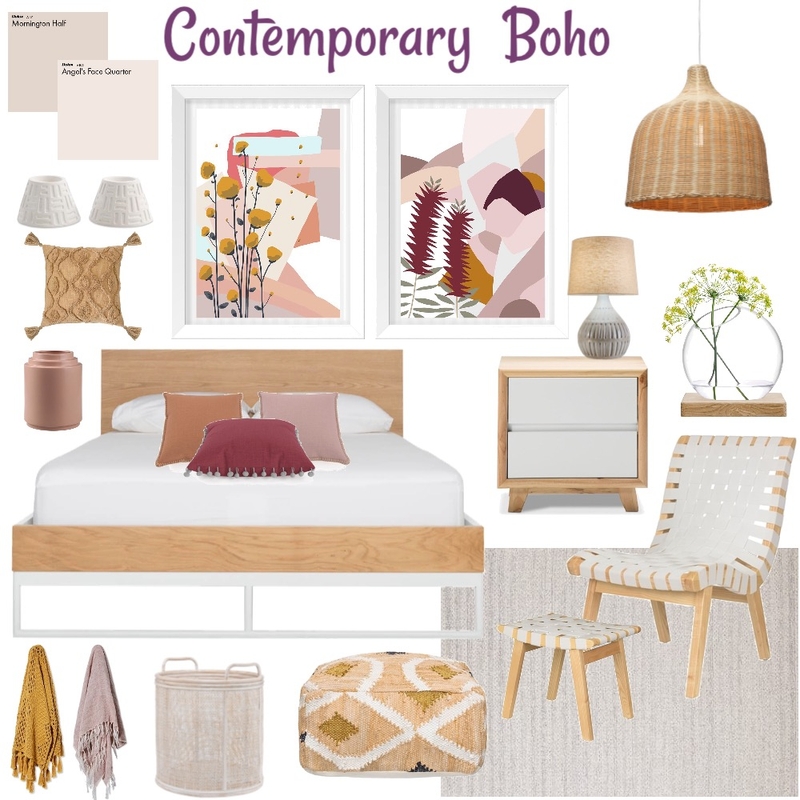 Contemporary Boho Mood Board by DKD on Style Sourcebook