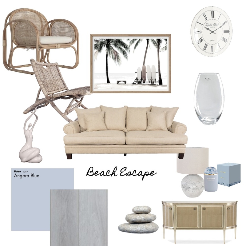 Beach Escape Mood Board by Sasi on Style Sourcebook