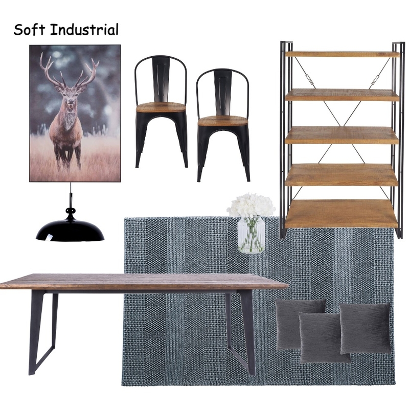 Soft Industrial Mood Board by kirstycar on Style Sourcebook