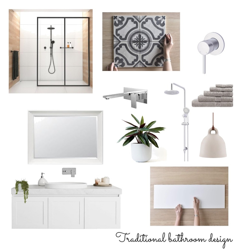 Traditional bathroom design Mood Board by Renovation by Design on Style Sourcebook