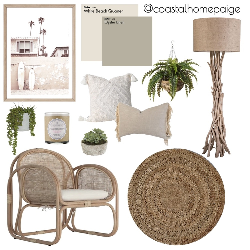 Rattan Mood Board by CoastalHomePaige on Style Sourcebook