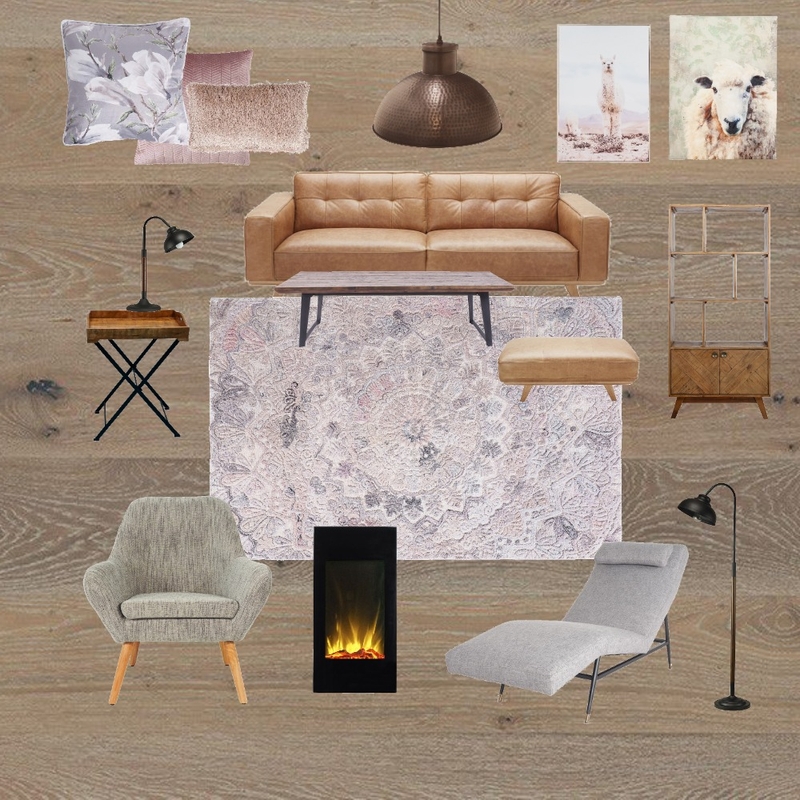 Soft Industrial Mood Board by Eseri on Style Sourcebook