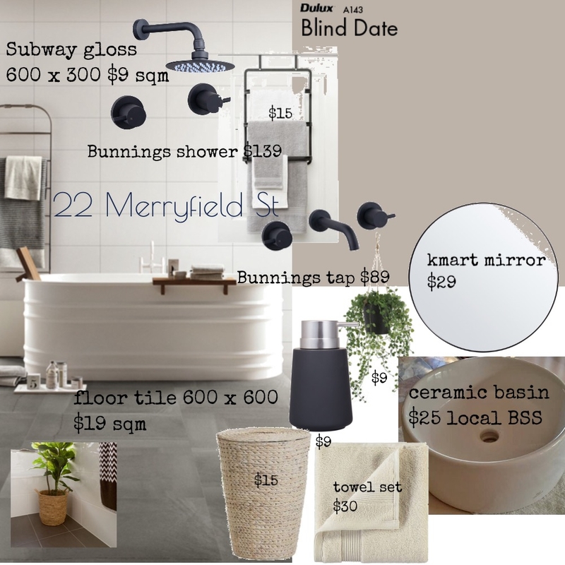 22 Merrifield st draft 1 Mood Board by Oleander & Finch Interiors on Style Sourcebook