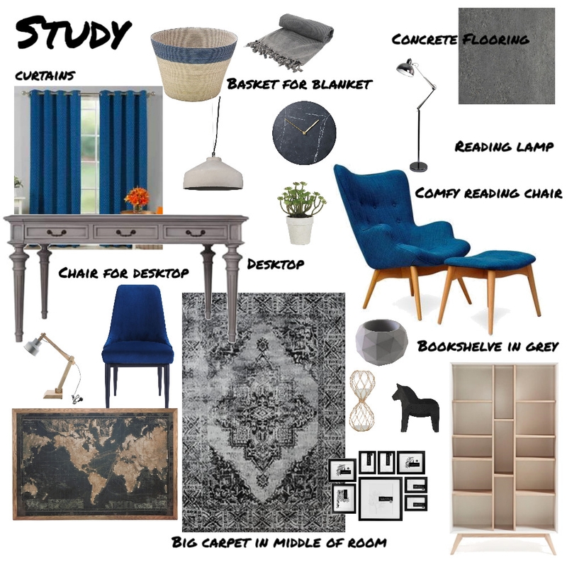 Study Mood Board by marikegeorgiades on Style Sourcebook