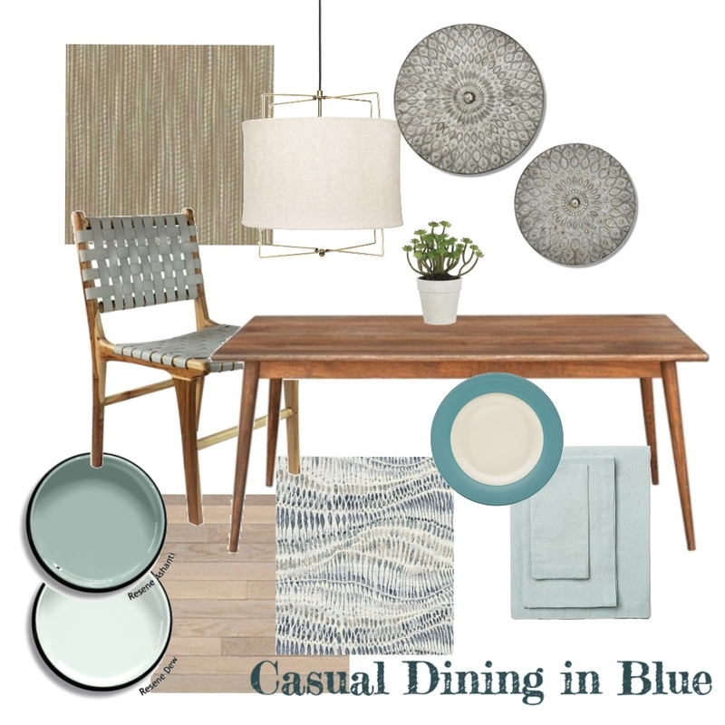 Casual Dining in Blue Mood Board by SusanneEdwards on Style Sourcebook