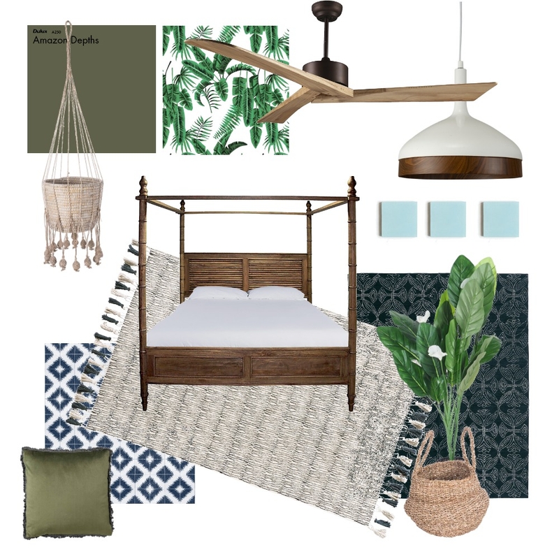 Tropical &amp; Lush Mood Board by messjilekovic on Style Sourcebook