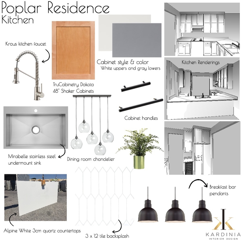 Poplar Residence - Kitchen Mood Board by kardiniainteriordesign on Style Sourcebook