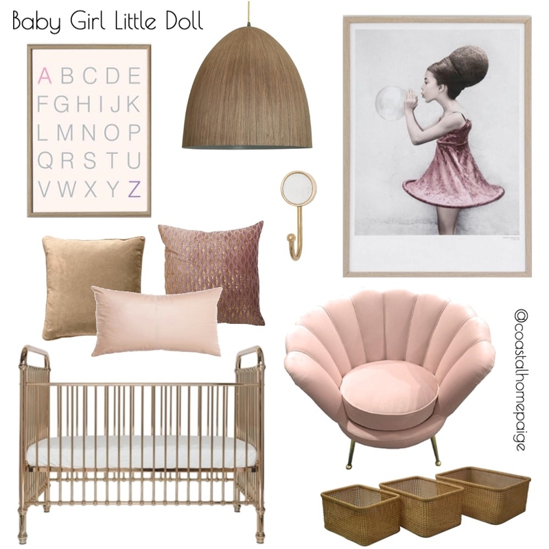 Baby Girl Little Doll Mood Board by CoastalHomePaige on Style Sourcebook