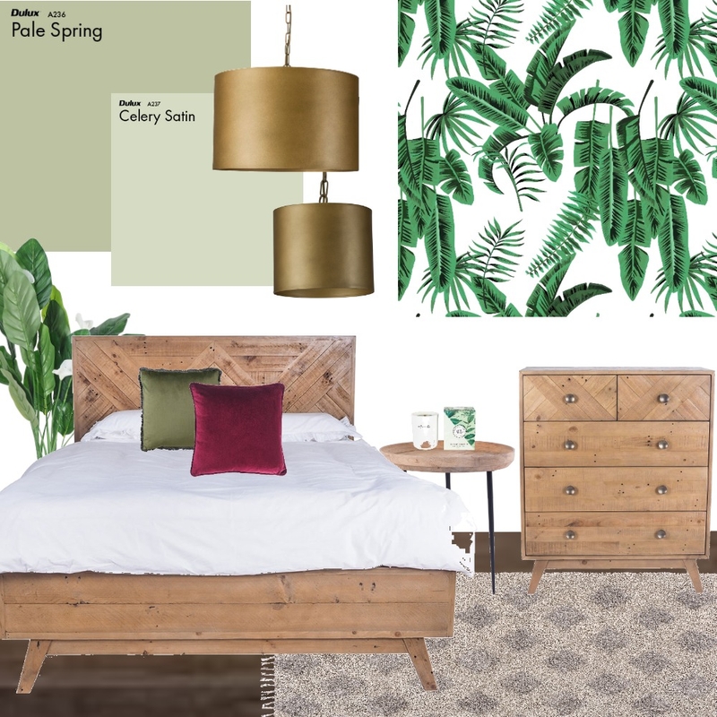 Tropical Bedroom Mood Board by Sqwelshy on Style Sourcebook