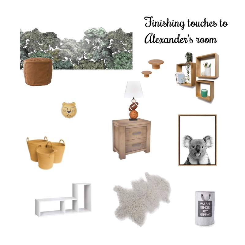 ALEXANDERS ROOM FINISHING TOUCHES Mood Board by Jennypark on Style Sourcebook