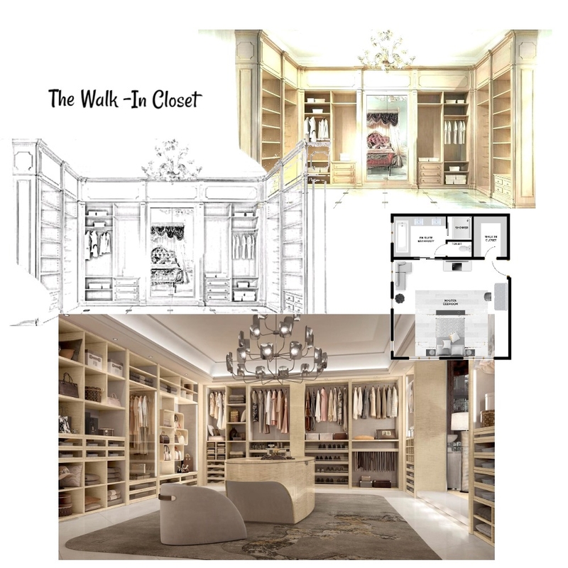 Walk-In Closet Mood Board by samar on Style Sourcebook