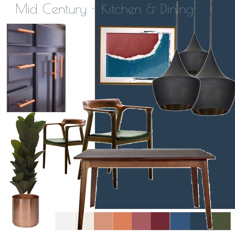 MCM kitchen Mood Board by Oleander & Finch Interiors on Style Sourcebook