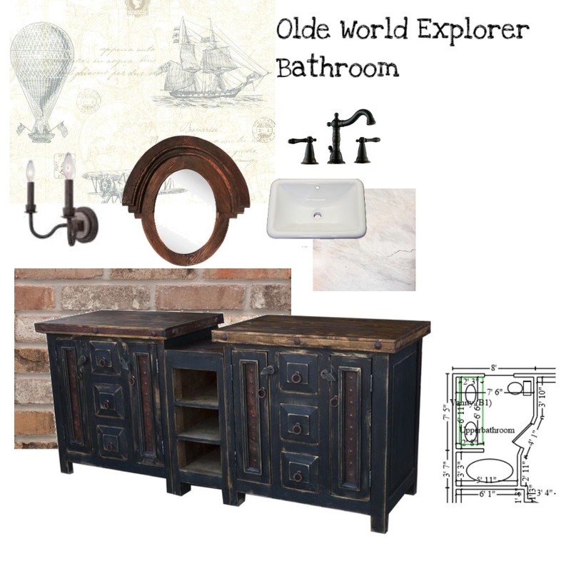 Old World Explorer Mood Board by Nicoletteshagena on Style Sourcebook