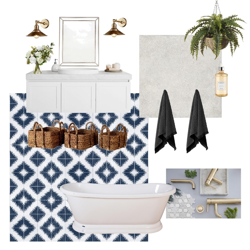 hamptons bathroom Mood Board by hanry93 on Style Sourcebook