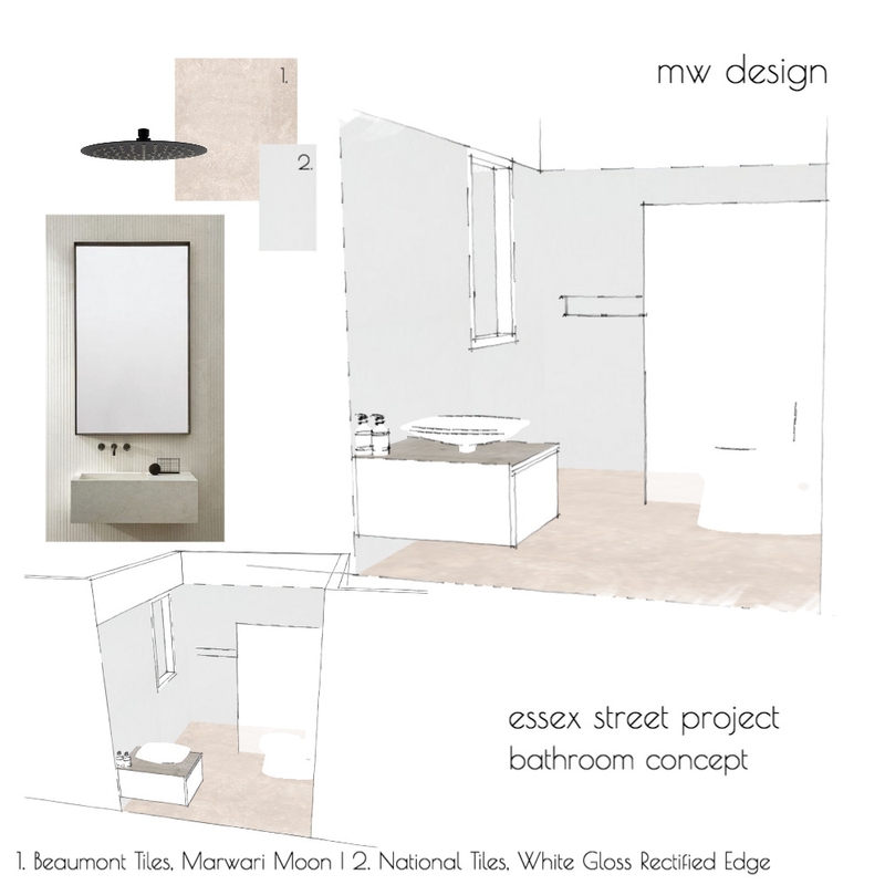 Lachie and Paige Bathroom Mood Board by mimi_weir on Style Sourcebook