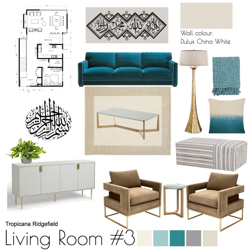 Living Room Tropicana Ridgefield #3 Mood Board by SharifahBahiyah on Style Sourcebook