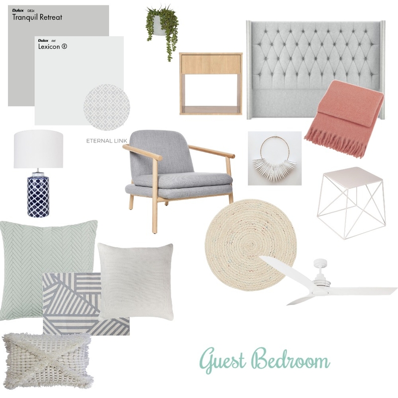 Guest Bedroom Mood Board by panderson on Style Sourcebook