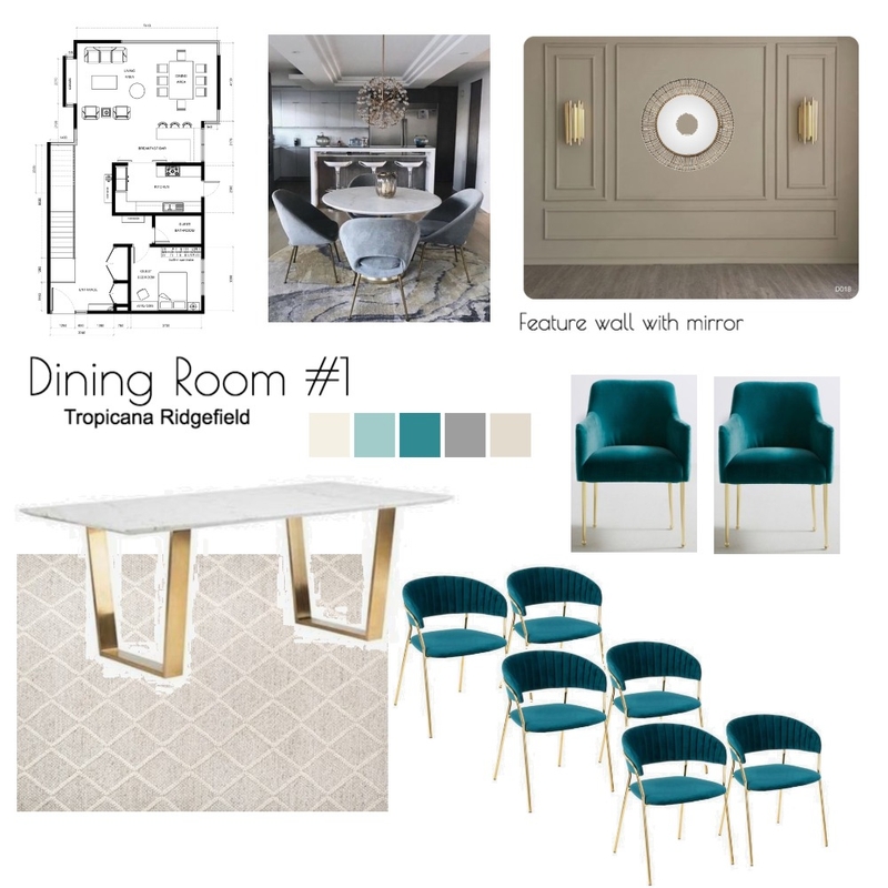 Dining Room Tropicana Ridgefield #1 Mood Board by SharifahBahiyah on Style Sourcebook