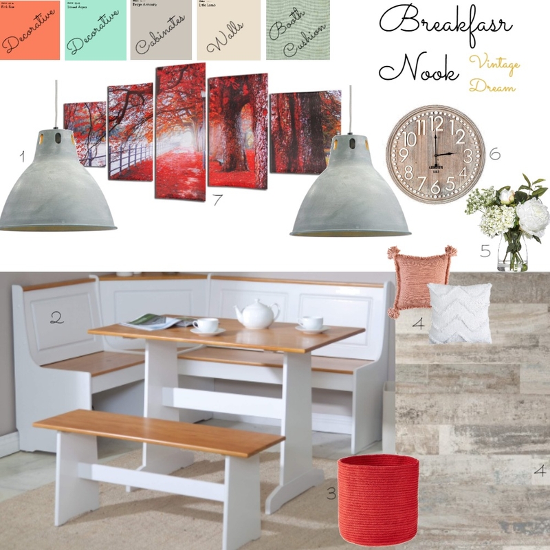 Breakfast Nook Mood Board by JessicaGrey22 on Style Sourcebook