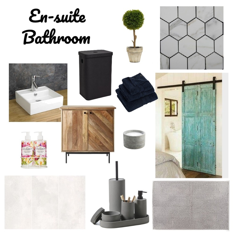 En-suite Bathroom Mood Board by Designs by Penn on Style Sourcebook