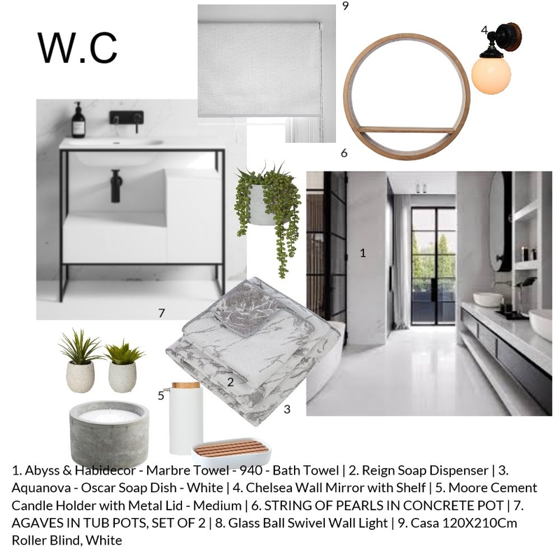 monochrome w.c Mood Board by kmaxwell1788 on Style Sourcebook