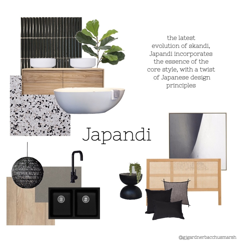 Japandi GJ Mood Board by caitlinhamston1992 on Style Sourcebook