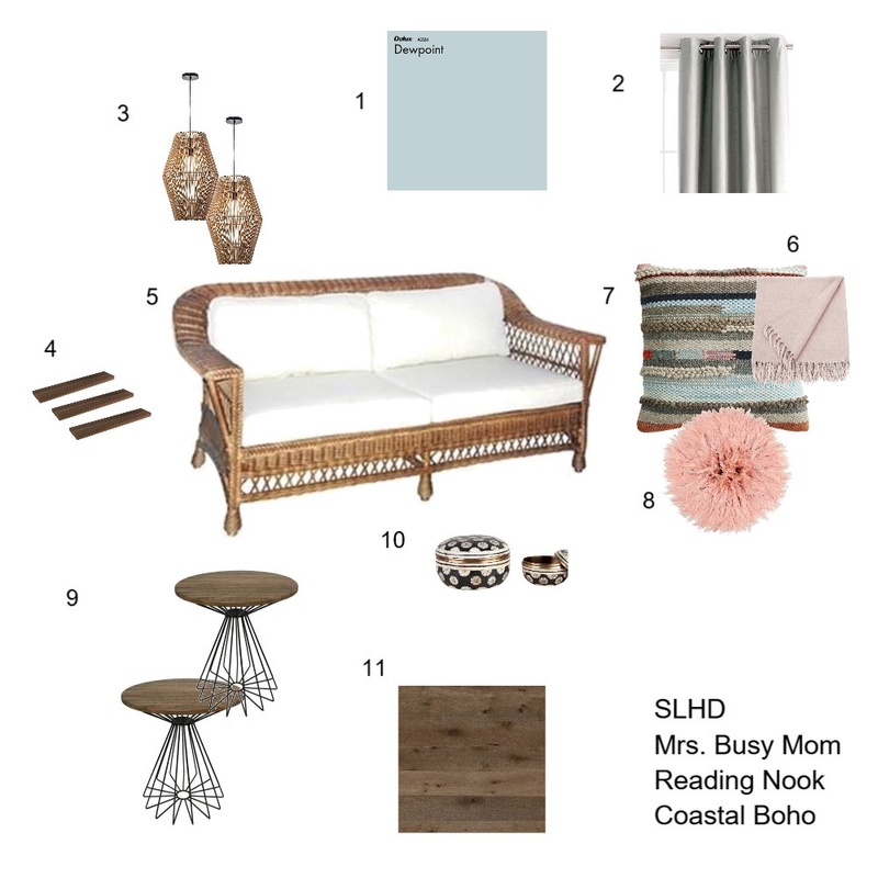 Coastal Boho - Reading Nook Mood Board by JudyIDI on Style Sourcebook