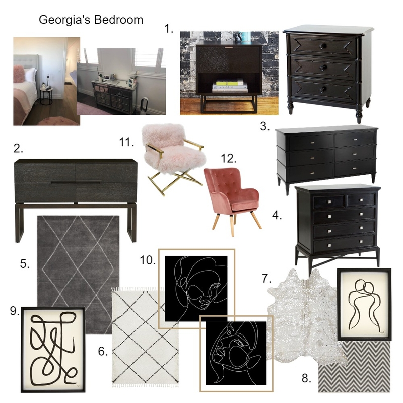 Georgia Bedroom Mood Board by bowerbirdonargyle on Style Sourcebook