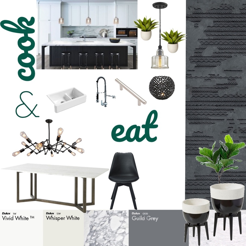 Kitchen and Dining Mood Board by annpanopio on Style Sourcebook