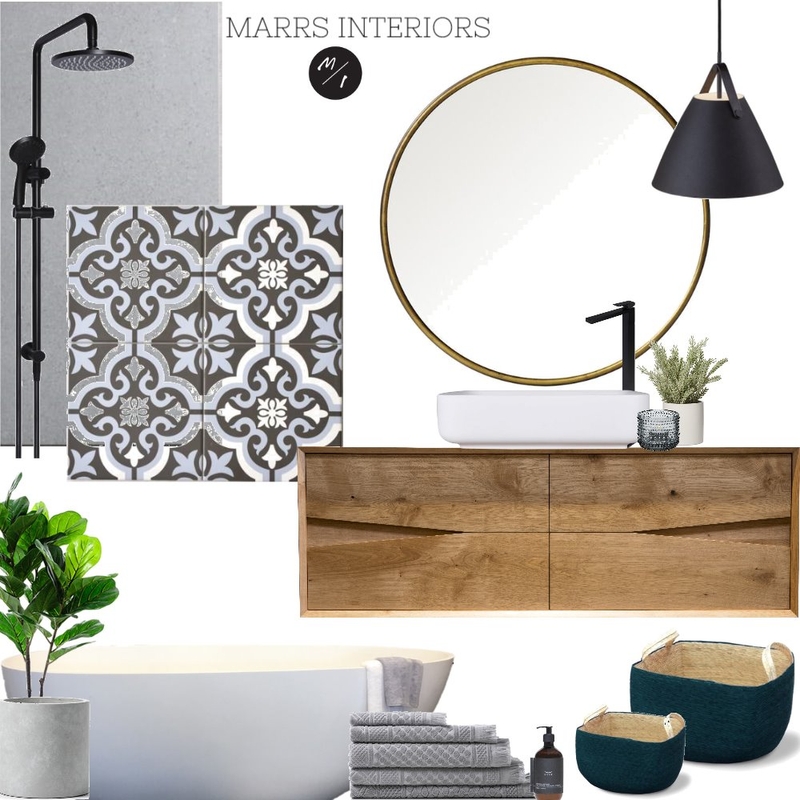 contemporary farm house bathroom Mood Board by marrsinteriors on Style Sourcebook