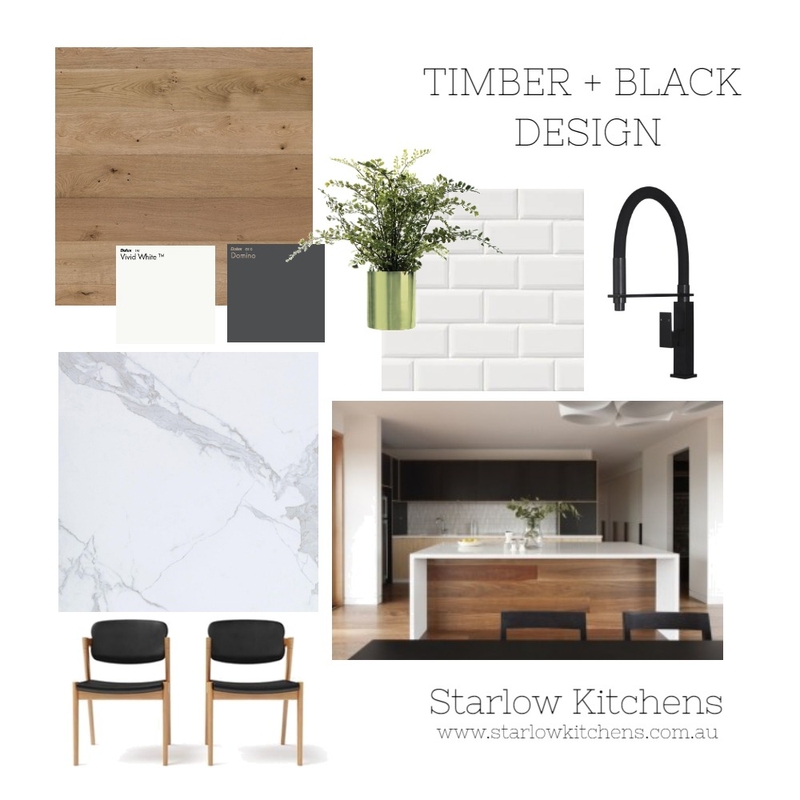 Timber &amp; Black Mood Board by Eliza Nugent on Style Sourcebook