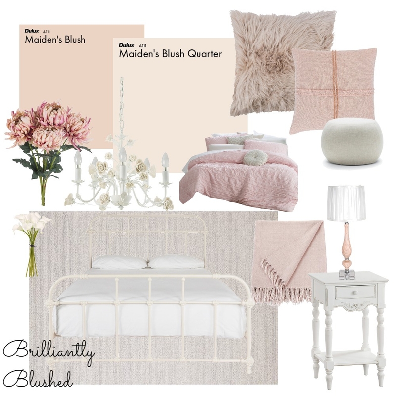 Brilliantly Blushed Mood Board by Kalee Elizabeth on Style Sourcebook