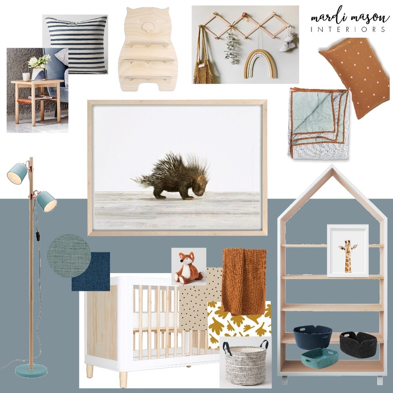 Baby Boy's Room Mood Board by MardiMason on Style Sourcebook