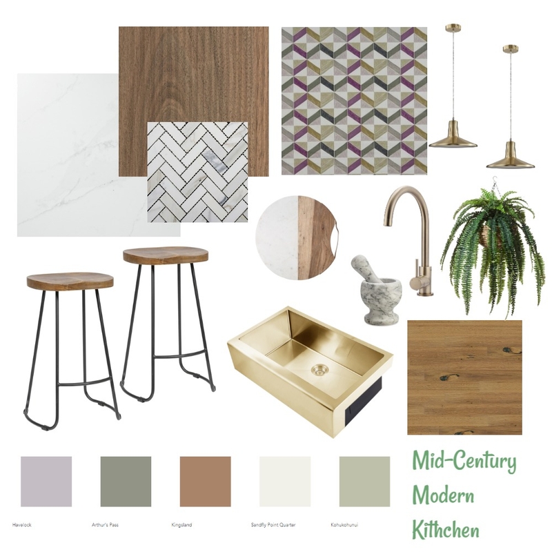 Mid-century Kitchen Mood Board by helenarose on Style Sourcebook