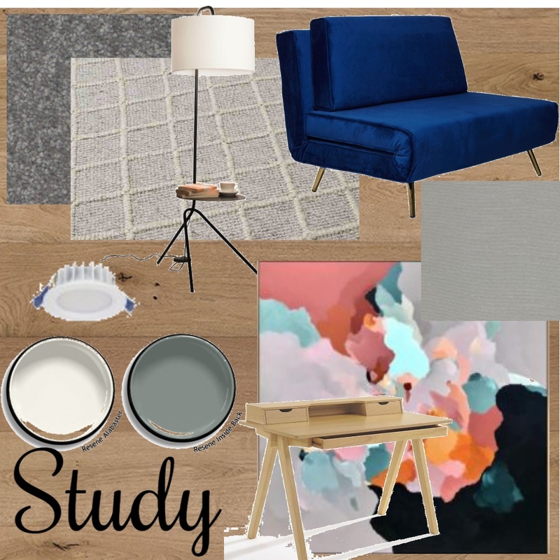 Study Mood Board by kategolder on Style Sourcebook