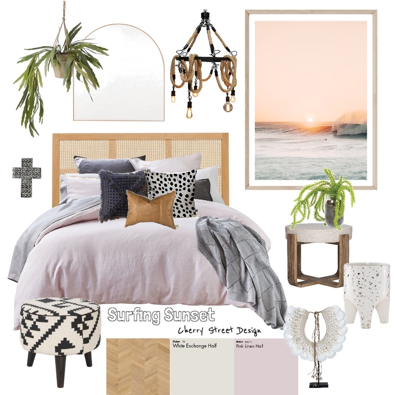 Surfing Sunset Mood Board by EKT on Style Sourcebook