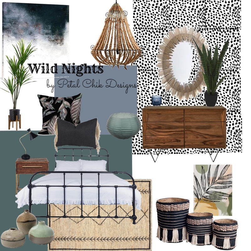 Wild Nights Mood Board by petalchikdesigns on Style Sourcebook