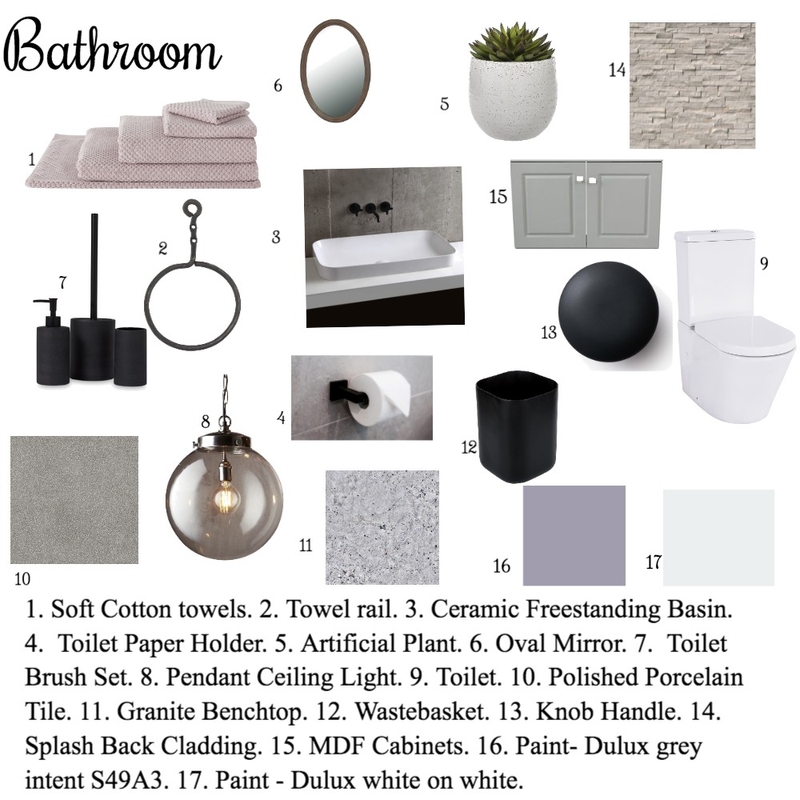 assignment 9 bathroom Mood Board by Mpho on Style Sourcebook
